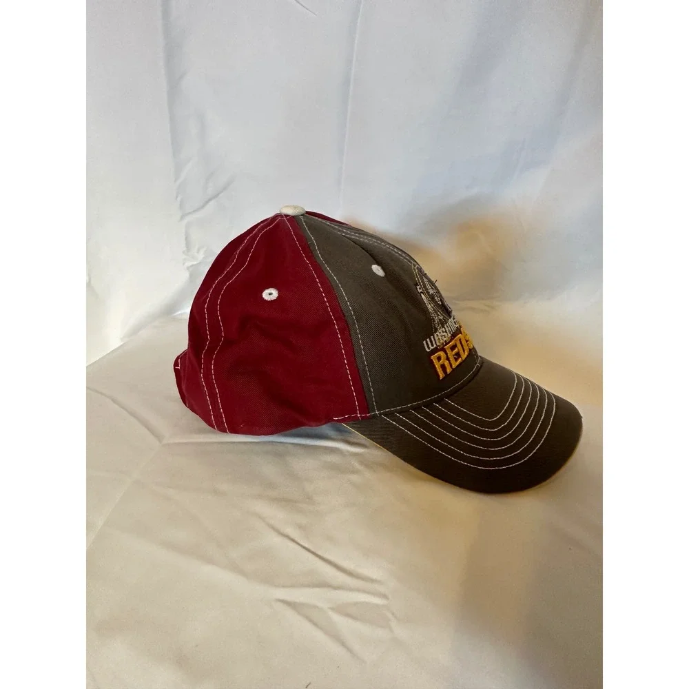 Reebok NFL Washington Redskins Youth Hat Grey Burgundy Embroidered Cap OSFA
